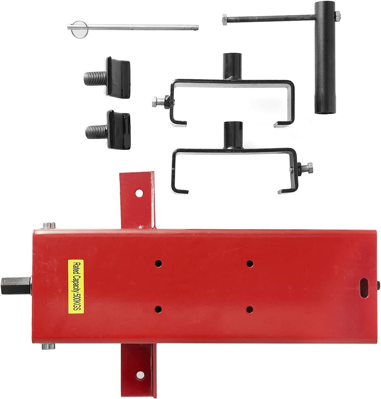 Brilluxa Motorcycle Lift, 1100lb 500kg Hoist Stand with Safety Lock, Hydraulic Lift Jack for Garage and Repair Shop Maintenance