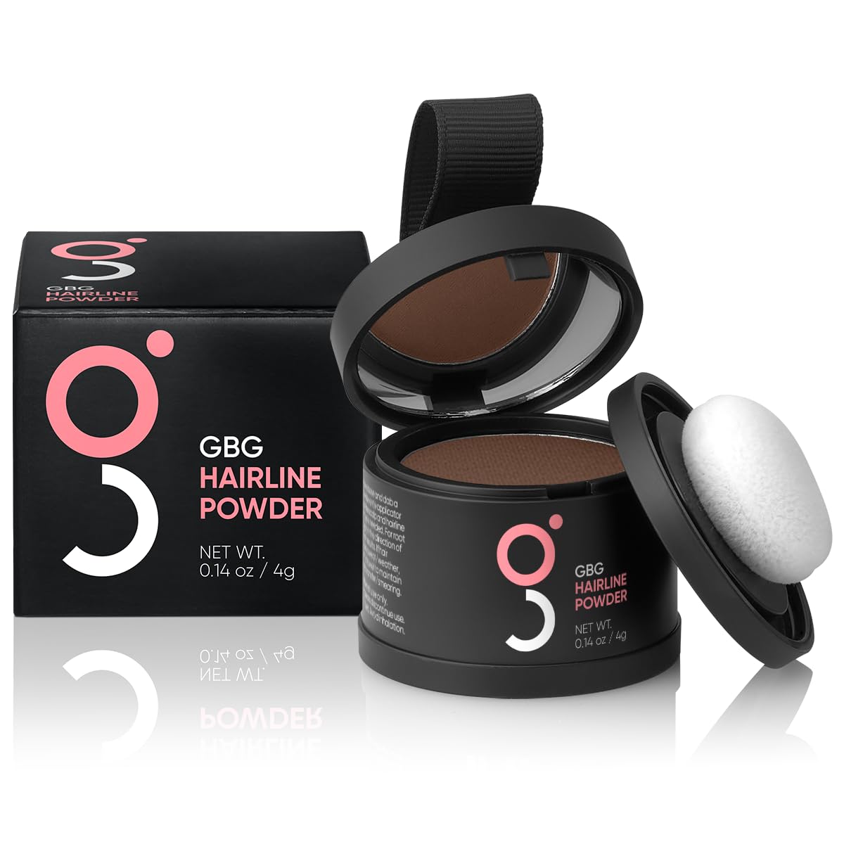 - GBG Hairline Powder, Medium Brown - 48-Hour Coverage Root Touch Up Powder for Bald Spots, Instant Hair Loss Concealer & Brightening Highlights - Hair Fillers for Thinning Hair for Women & Men, 4g