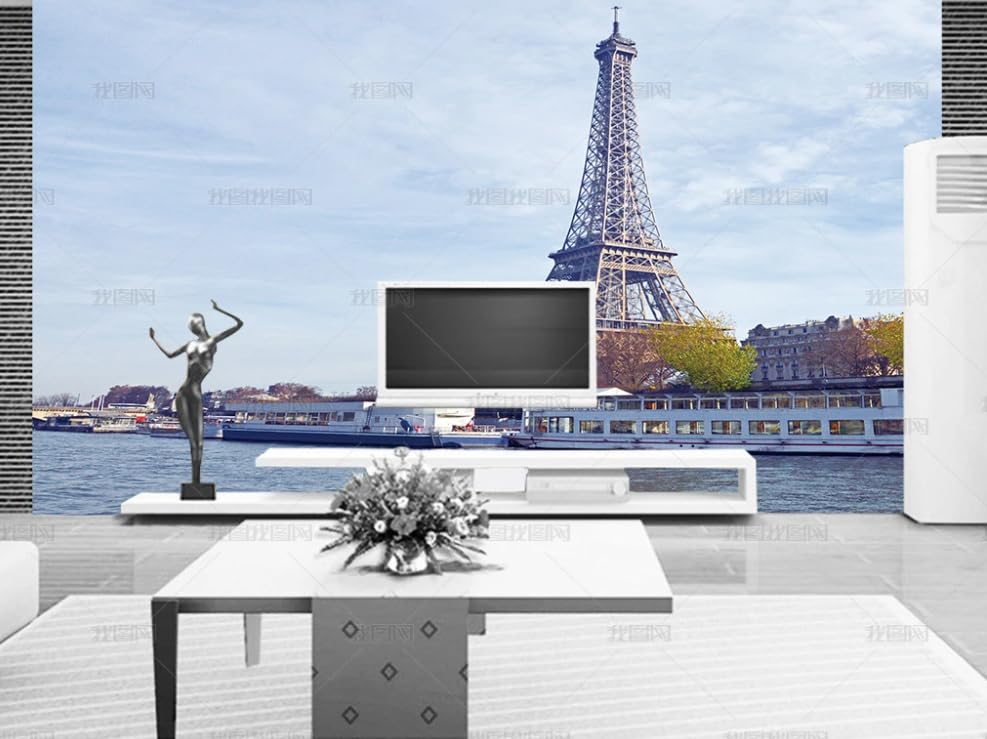 Papier peint intissé Tour Eiffel de qualité supérieure pour décoration chambre XXL