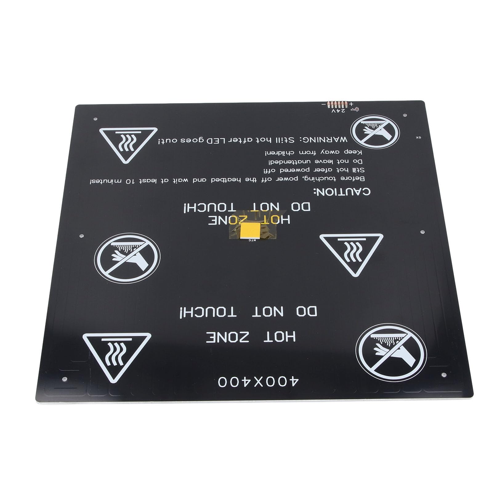 Headerbs Heizbett-Kit für 3D-Drucker, 400 X 400 Mm, 24 V, 280 W, Heizbett aus Aluminiumlegierung, Versenkte, Flache Oberfläche, Gleichmäßige Erwärmung, Verzugsreduzierung, für Benutzer des