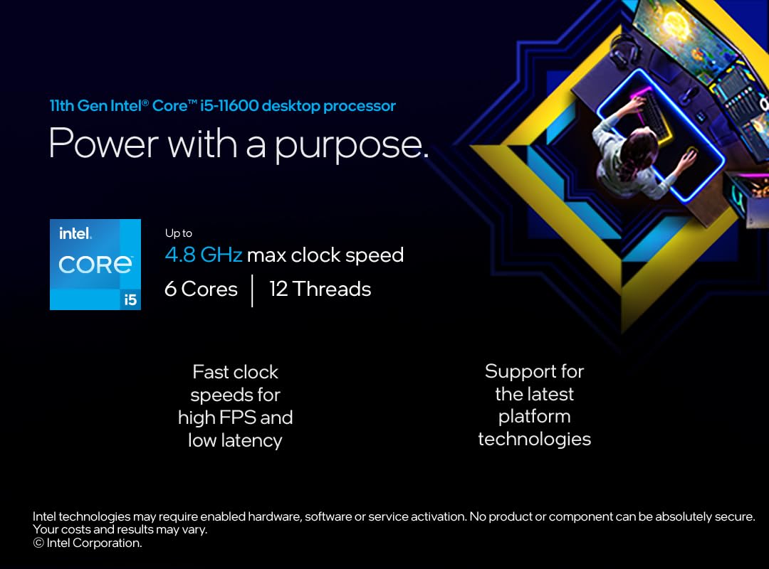 Amazon | インテル® Core™ i5-11600 デスクトッププロセッサー 6コア