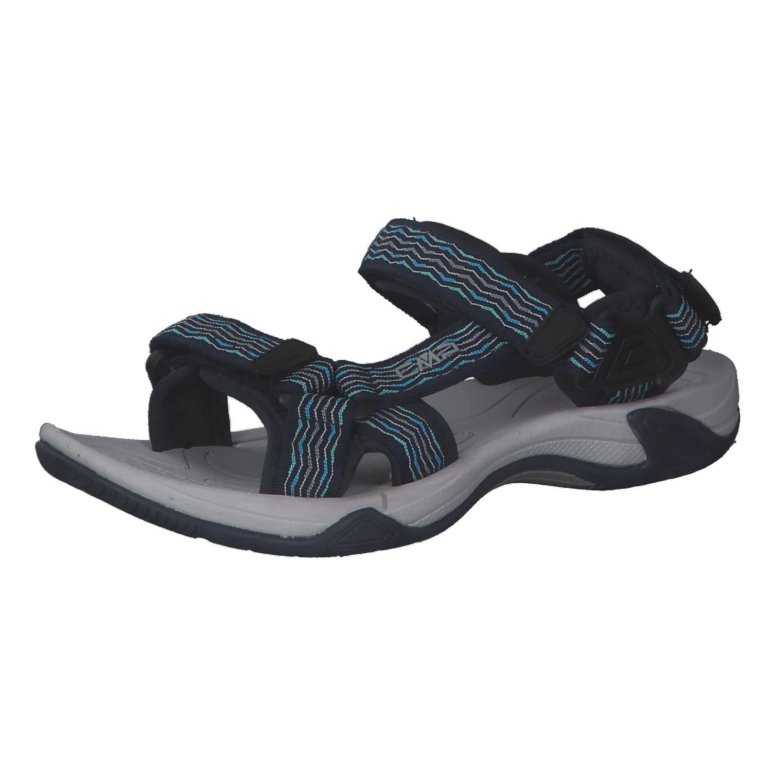 CMP Women's Hamal Hiking Sandal Sport, Blue-Acqua, 4 UK