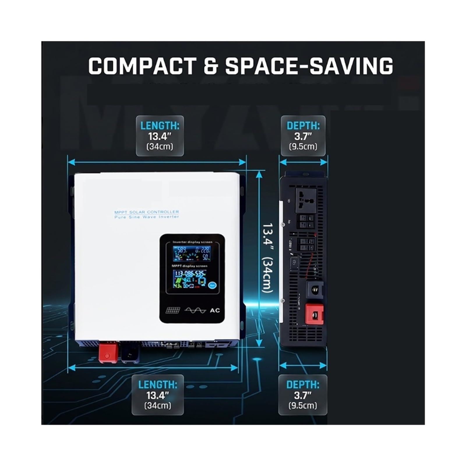 Inverter solare off-grid, inverter solare ibrido MY-ES1000 MPPT 1300W