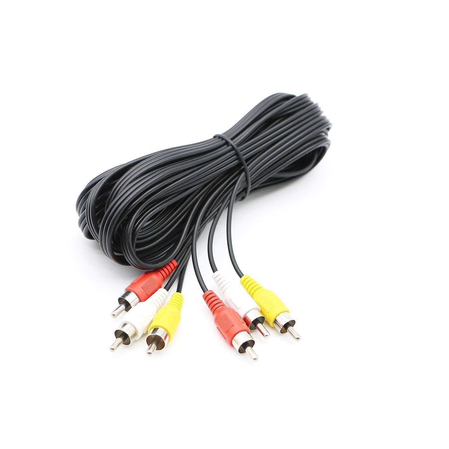 3 kabel RCA audio wideo kompozytowy męski na męski kabel DVD (15 stóp)