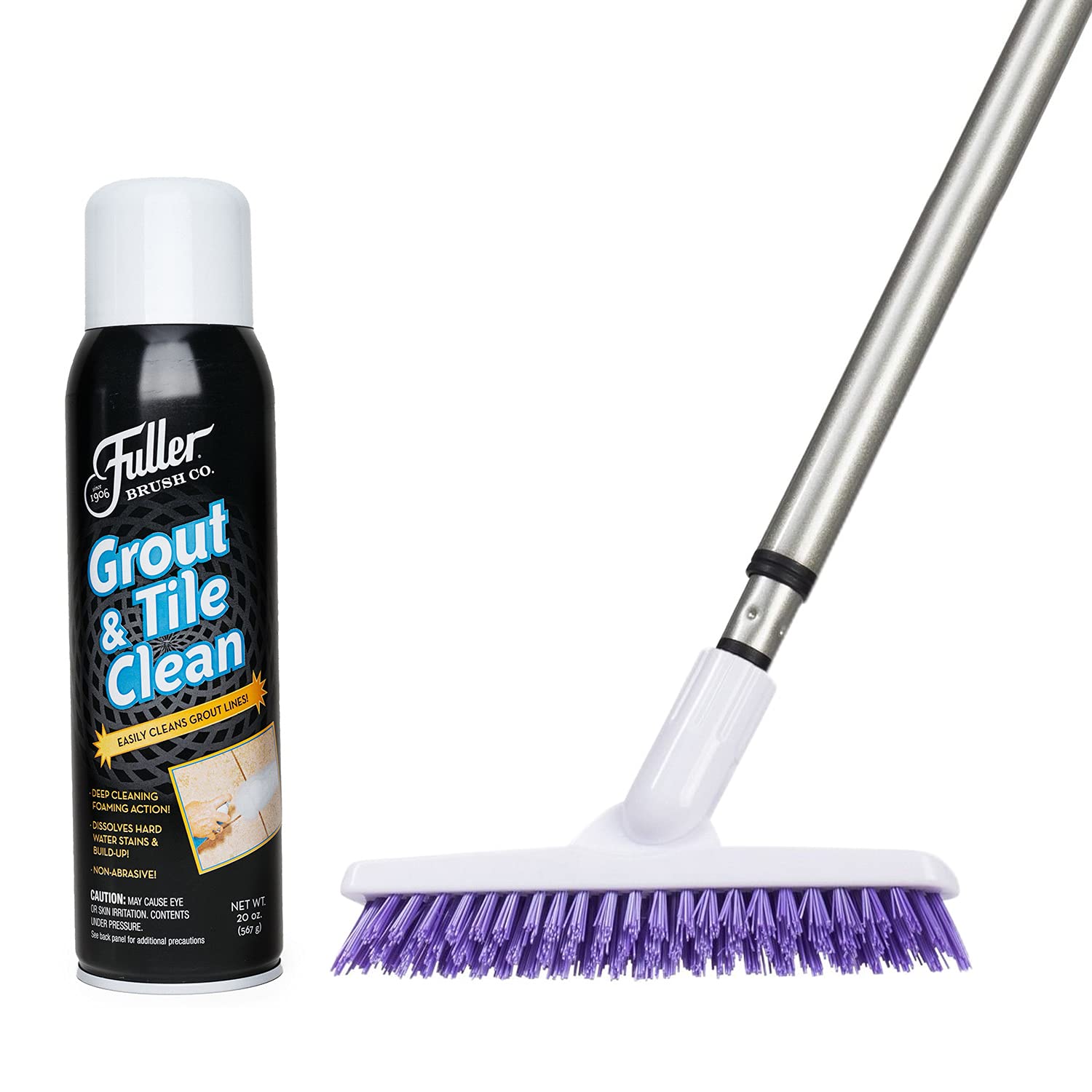 Fuller Brush Tile Grout E-Z Scrubber Tile Grout Cleaner - Lightweight Multipurpose Power Surface Scrubber Cleaner Brush -