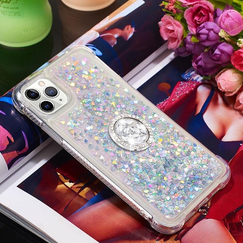 Coque iPhone 14 Plus à paillettes le cadeau Amour coloré parfait - 6