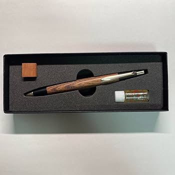 Amazon | 野原工芸シャーペン 旧型 欅 | 鉛筆 | 文房具