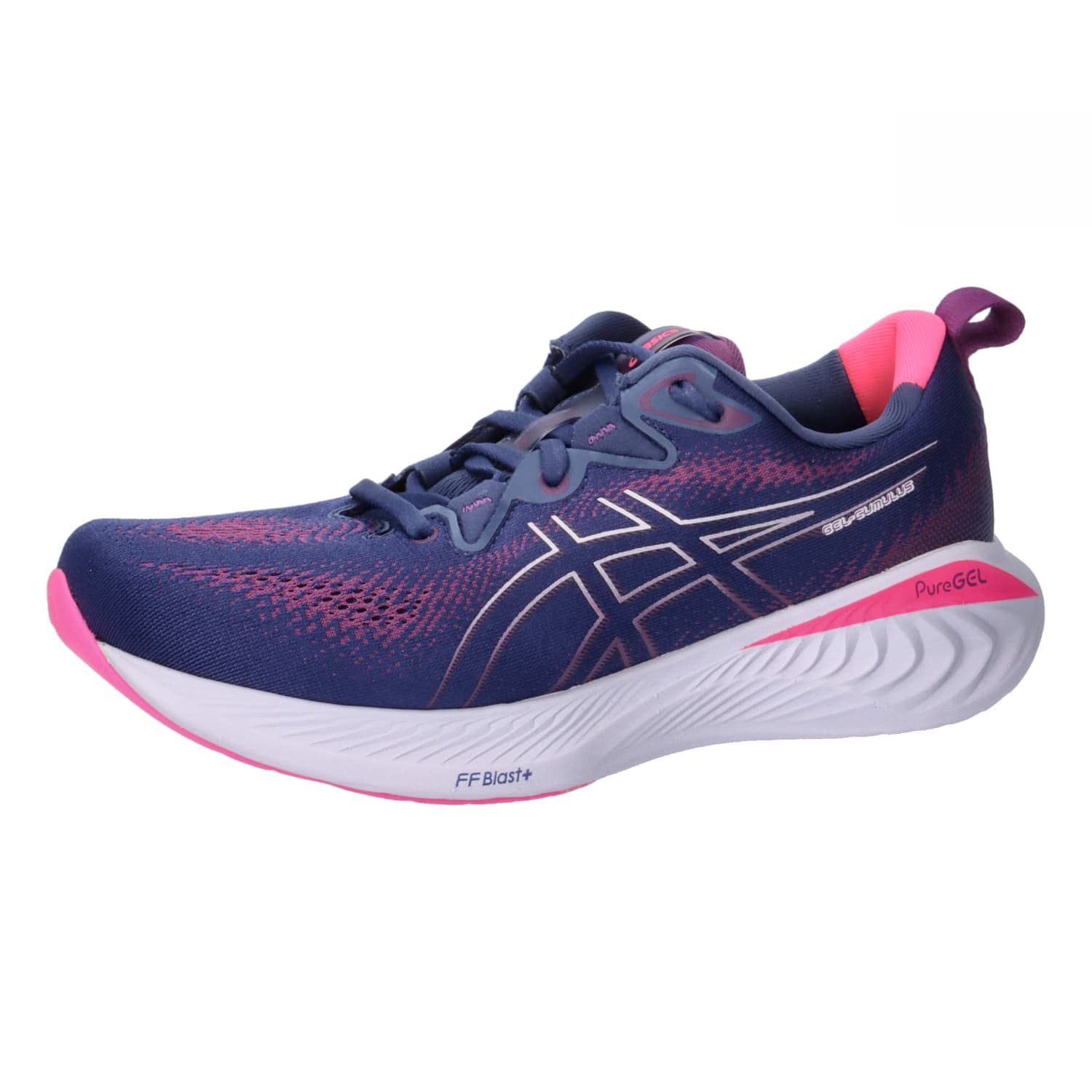 ASICS Cumulus 25 Mujer Zapatos para Correr Violet Blanco