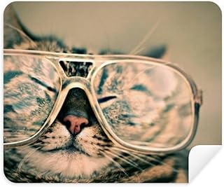 Animal Glasses Cat Photograph Shoot Cleaning Cloth Screen Cleaner 2pcs Suede Fabric
