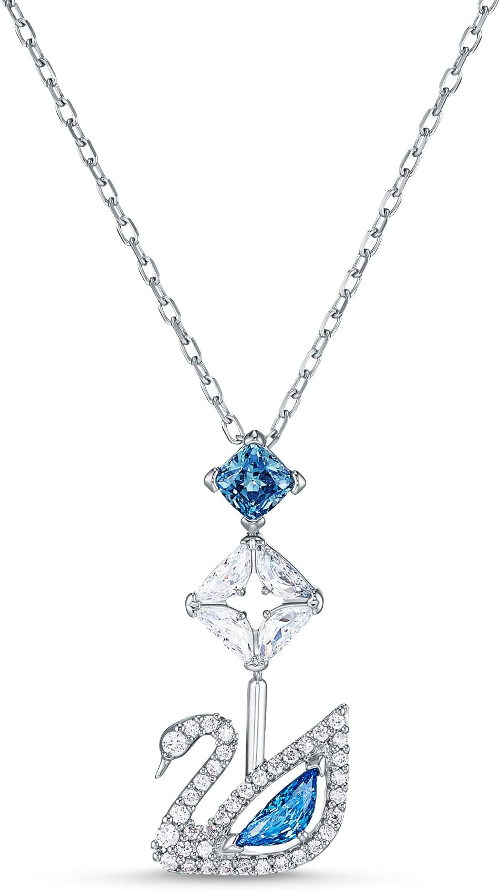 SwarovskiDazzling Swan Jewelry Collection, Blue Crystals, Pink Crystals, Clear Crystals