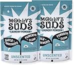 Molly's Suds Original Laundry Detergent Powder | Clean Laundry Detergent Powder for Sensitive Skin | Simple, Effective Ingredients, Stain Fighting | 240 Loads (Unscented)