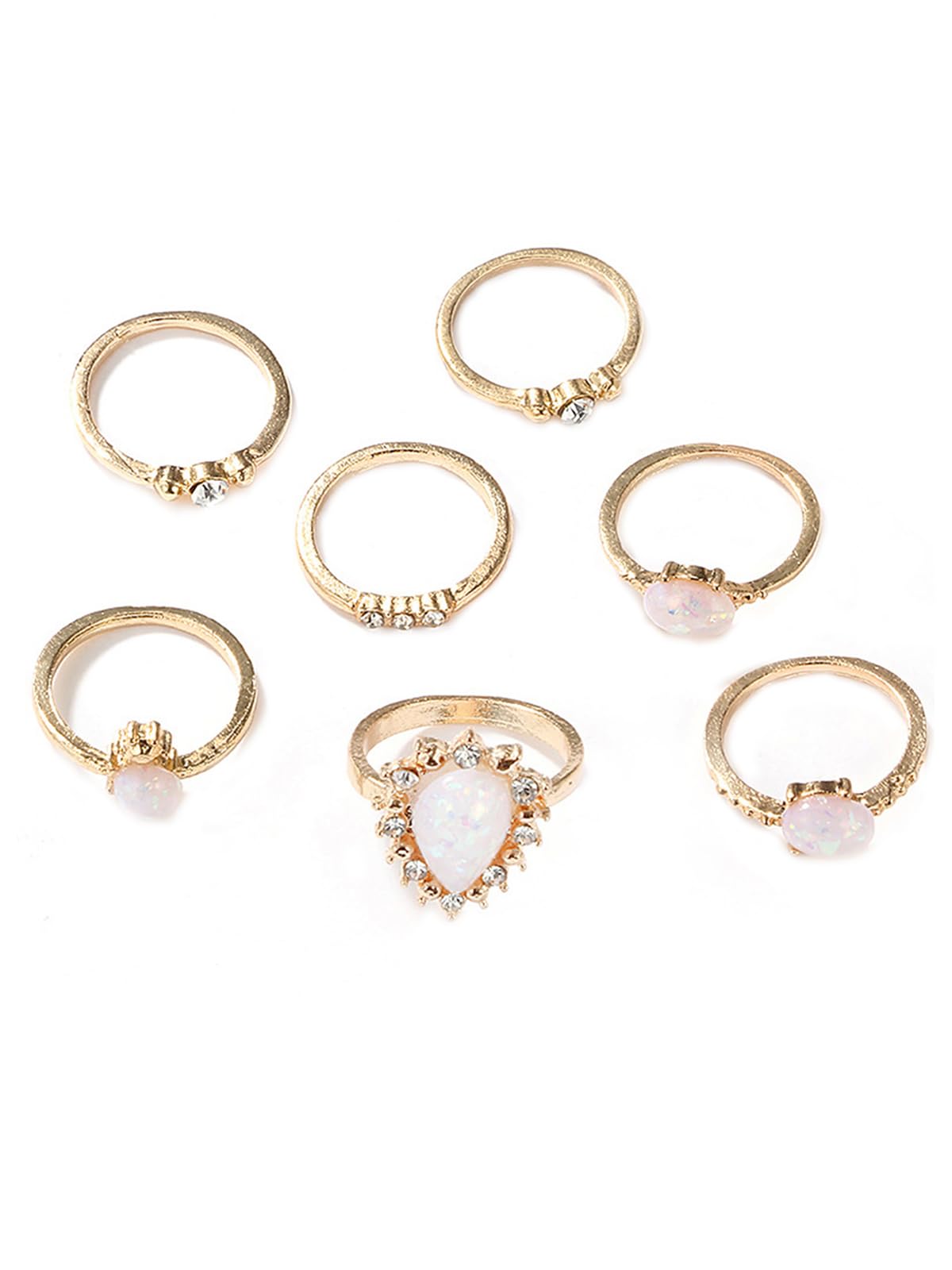 Scintillare By Sukkhi Sparkling Gold Plated Rings Combo for Women (B0CBMRFKSV) Amazon Price History, Amazon Price Tracker
