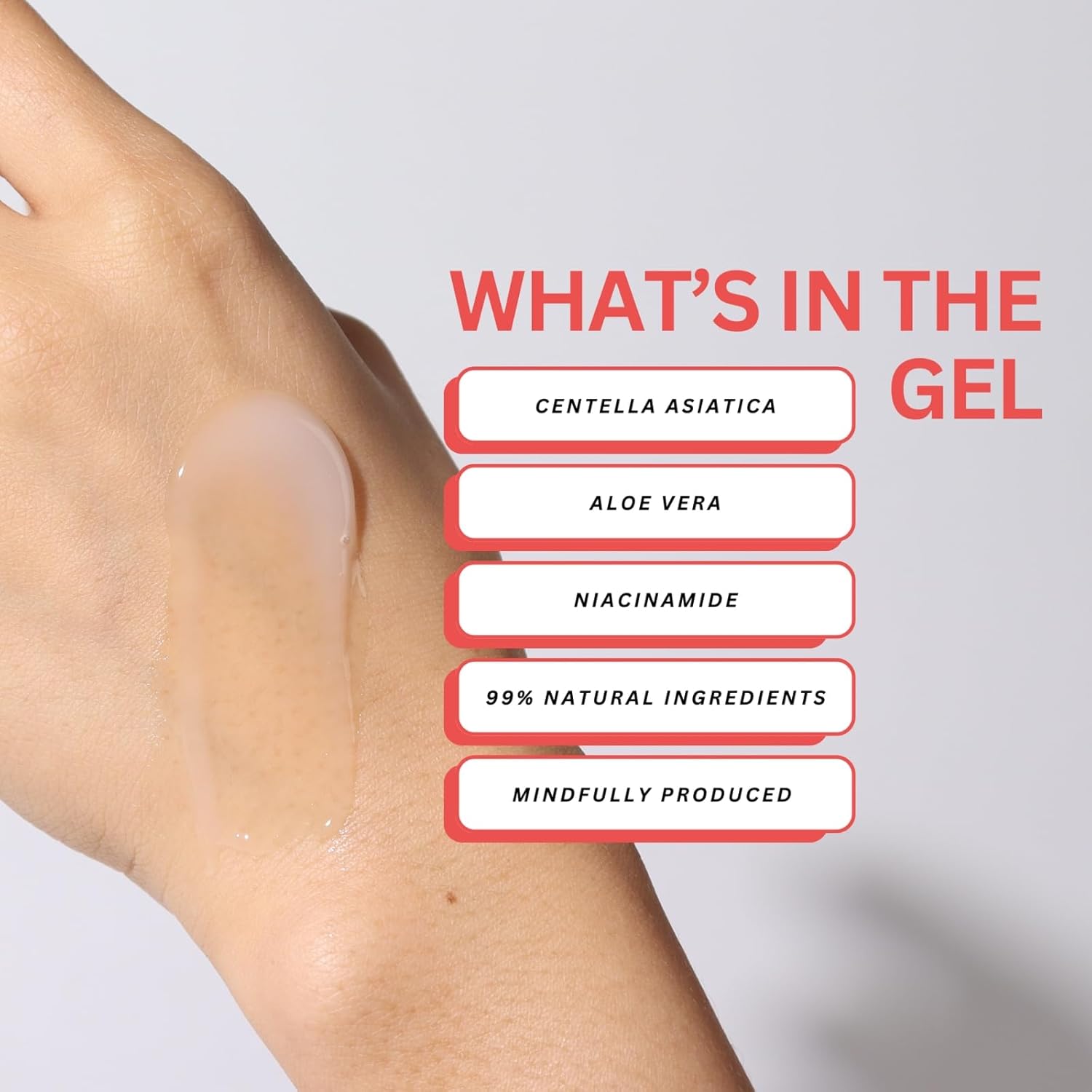 Moisturizing Gel - Radiant Facial Moisturizer for Glowy Skin - Face Cream with Niacinamide and Glycerin - Lightweight Face Moisturizer - 3.38 oz - Image 5