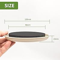 Vista 2 de Deslizadores de Muebles para Alfombra 8 PCS - Deslizadores para Mover Muebles de 4 3/4 pulgadas Protectores de Piso para Patas de Sillas – Mueve Tus