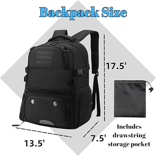 Miniatura 6 de basketball bag backpack sports Equipment Bags with Separate Ball holder&Shoes compartment&Shoe Organizer for soccer volleyball