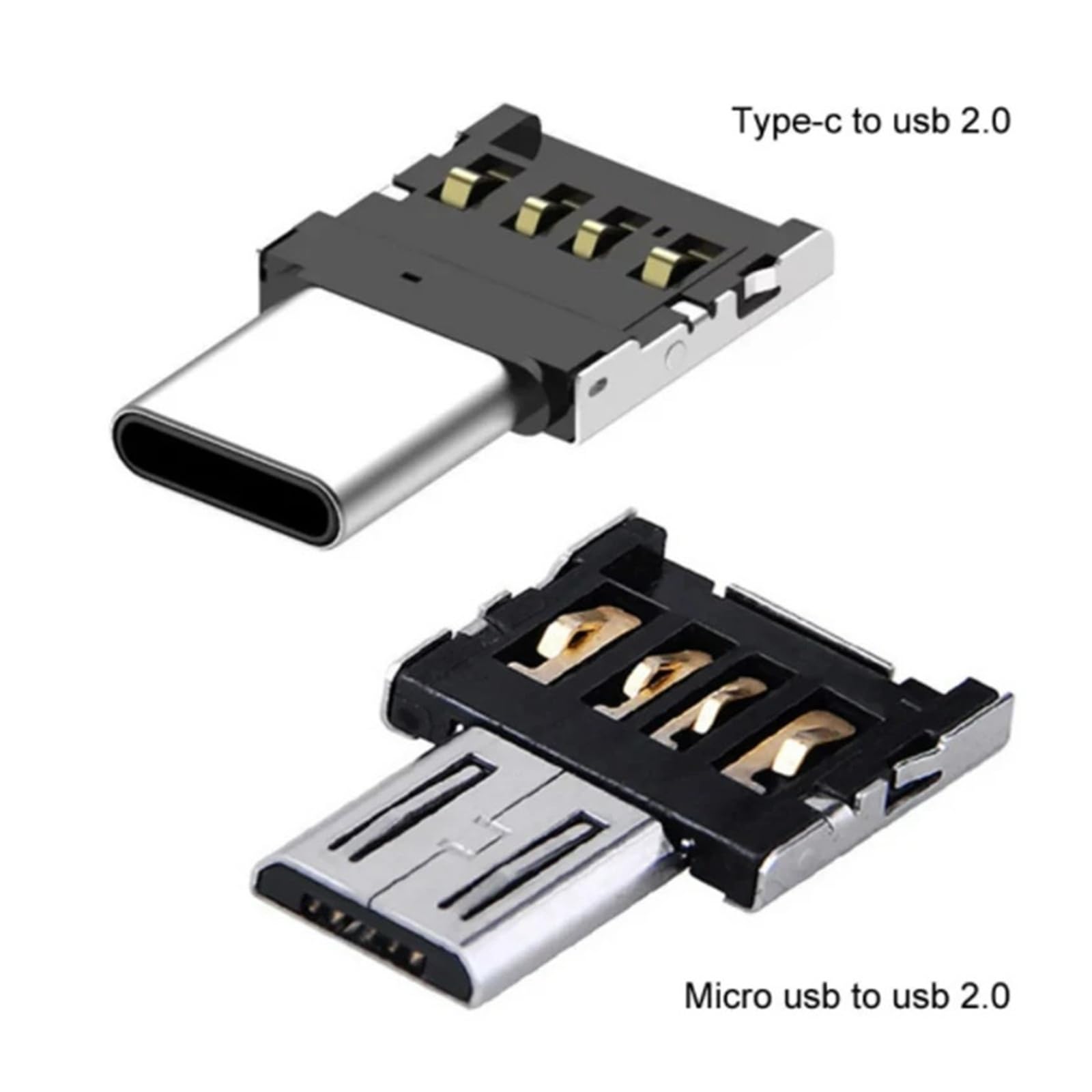 Cavo adattatore da USB C a USB tipo C OTG per telefono e tablet (10X di tipo C)