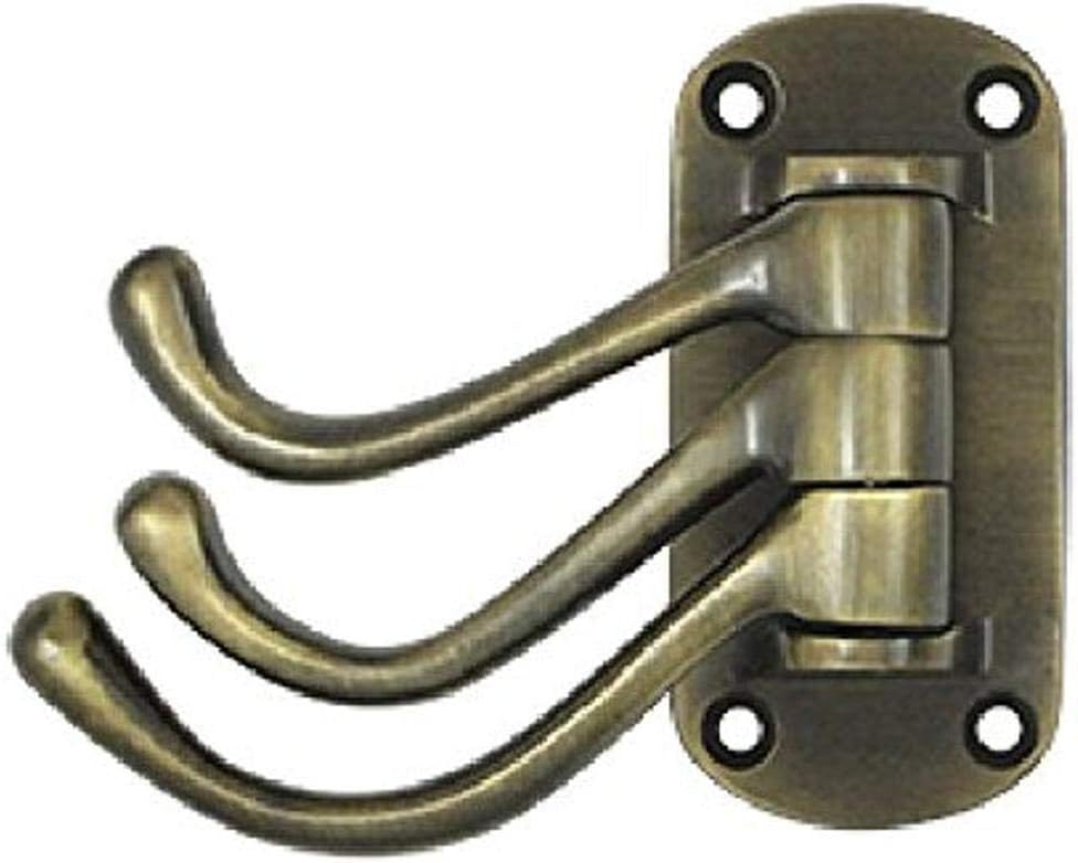 Deltana TSH40U5 4-Inch Projection Heavy Duty Triple Swivel Hook