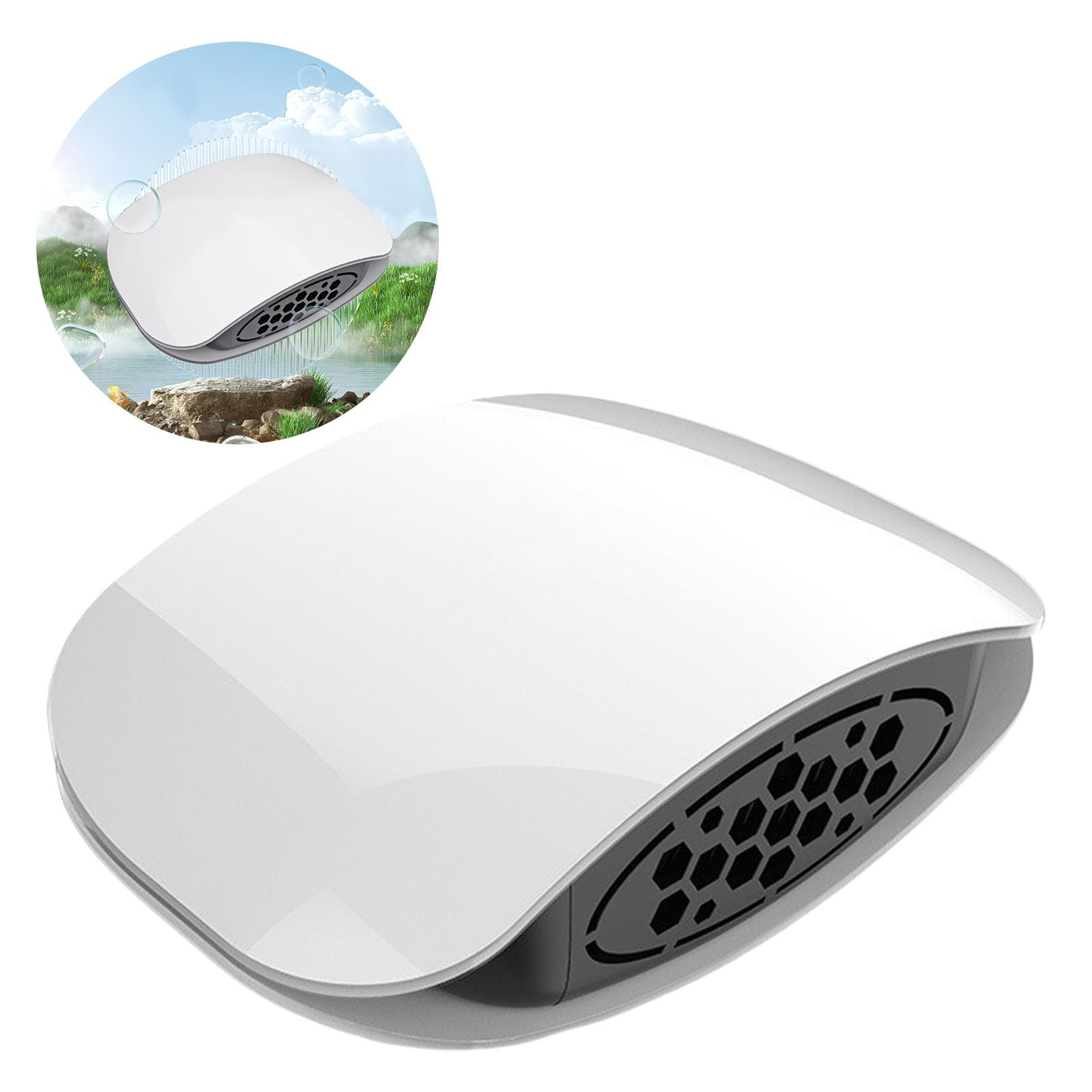 Purificadores de aire pequeños alimentados por USB, limpiador en miniatura para una limpieza eficaz y eliminación de olores, ionizadores para el hogar, purificadores de aire de coche