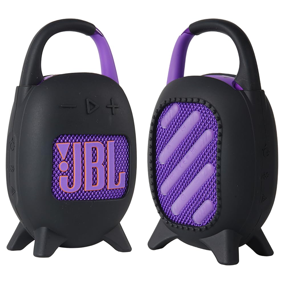 Dreneco Étui De Protection En Silicone Pour JBL Clip 3 Haut-Parleur Bluetooth Portable Étanche, Vert