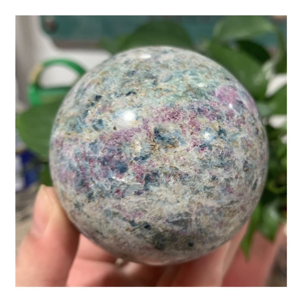 OURVER 60-65 mm Decorazione for la casa Sfera di Pietra di Cristallo Sfera di Pietra Naturale Bella Pietra di Cristallo Naturale ZUZAOJUYIN