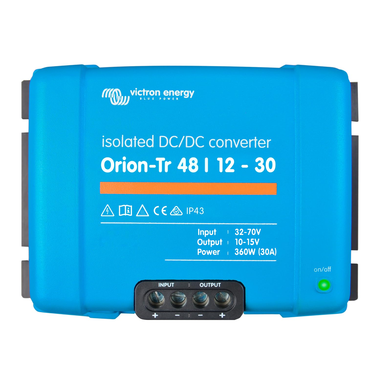 Victron Energy Orion-TR IP43 48/12-Volt 30 amp 360-Watt Convertitore DC-DC, Isolato