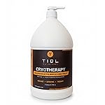 TIDL Cryotherapy Soothing Cream, 1 Gal, Targeted Neck, Joint & Muscle Soothing Cream with Organic, Plant-Based Menthol, Instant Cooling for Sport, Professional Use & Post Workout Full Body Recovery