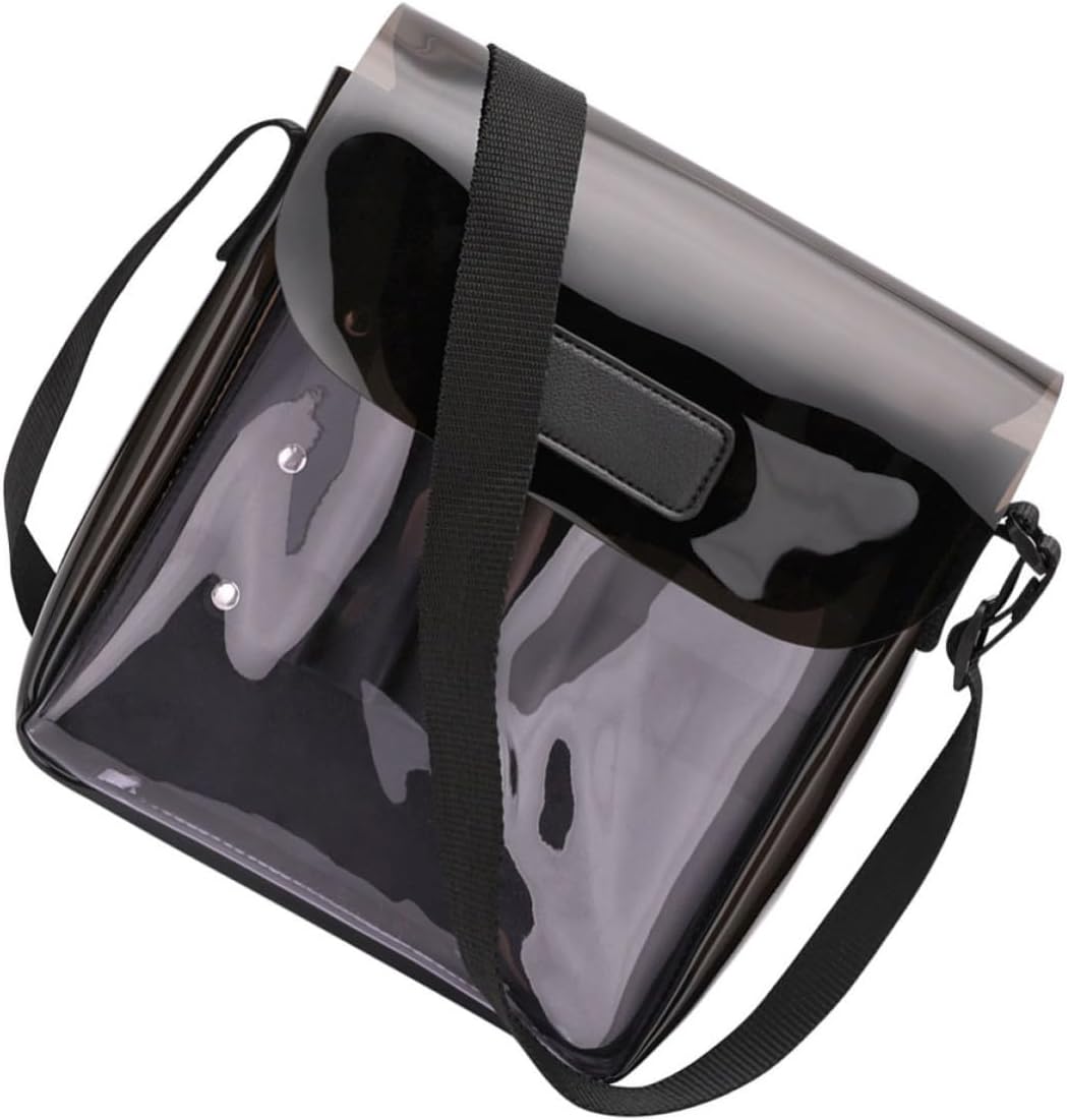 Homoyoyo Hairdresser Travel Bag for Clippers and Supplies with Fine Workmanship and Easy Access, Portable Black Nylon and Pvc Hair Tool Organizer for Daily Life and Personal Use