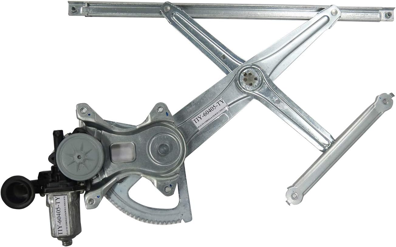 TYC 660574 Power Window Motor and Regulator Assembly Front Left-Side Compatible with 2009-2013 Toyota Corolla