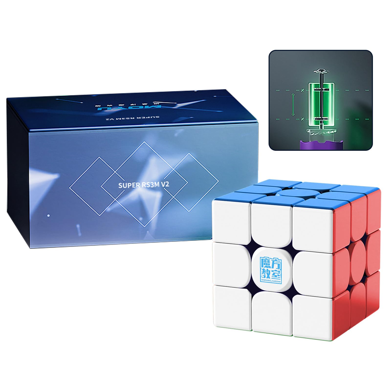 Amazon | スピードキューブ Moyu Super RS3M V2 2023 Speed Cube