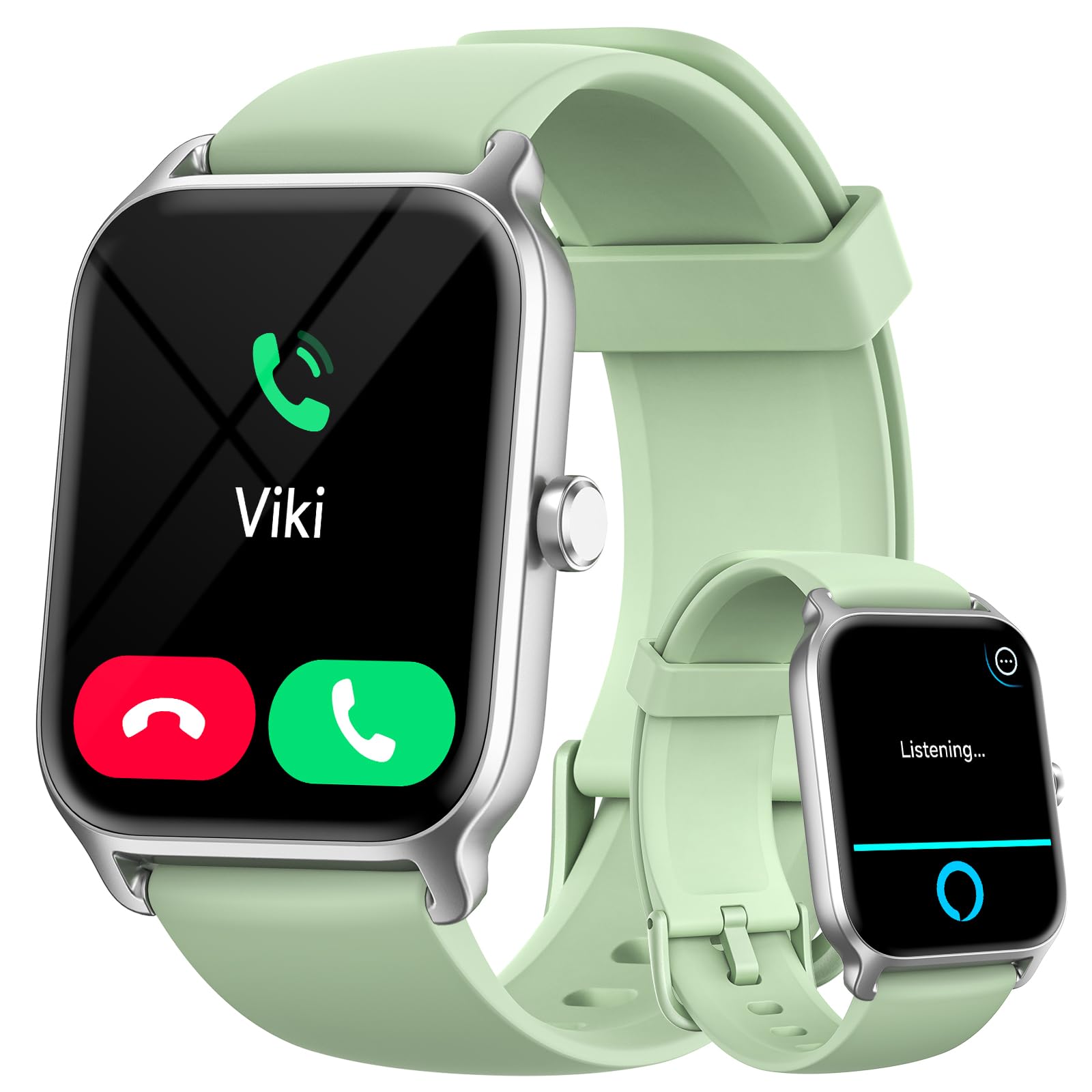 Gydom Smartwatch Donna Uomo, 1.8" Orologio Smartwatch Chiamate, Fitness Tracker con Contapassi Cardiofrequenzimetro SpO2,110 Modalità Sport, Monitoraggio del Sonno, Impermeabile IP68 per iOS Android