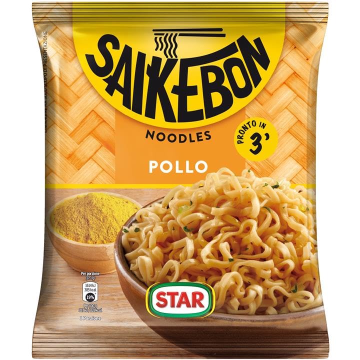 Noodles Bag Gusto Pollo Pronti in 3 Min !! Pack 11 Confezioni da 79 Gr