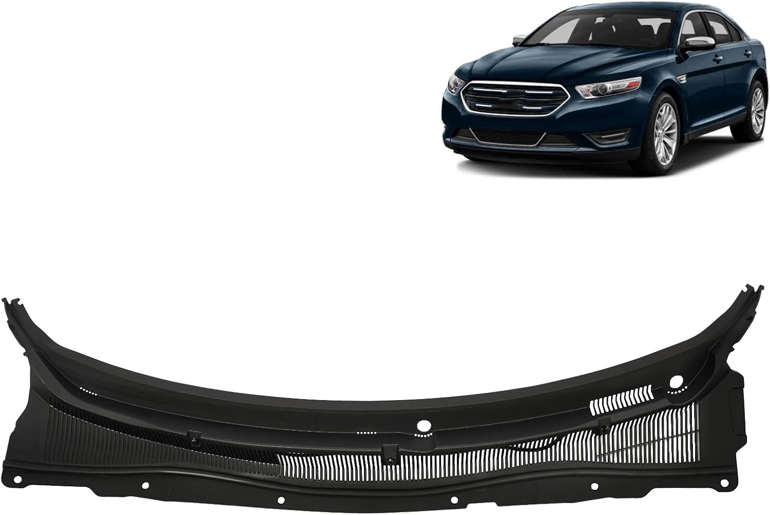 Front Windshield Wiper Cowl Cover Panel for 2013-2019 Ford Taurus,Windshield Wiper Cowl Grille Panel Replacement DG1Z-5402228-B