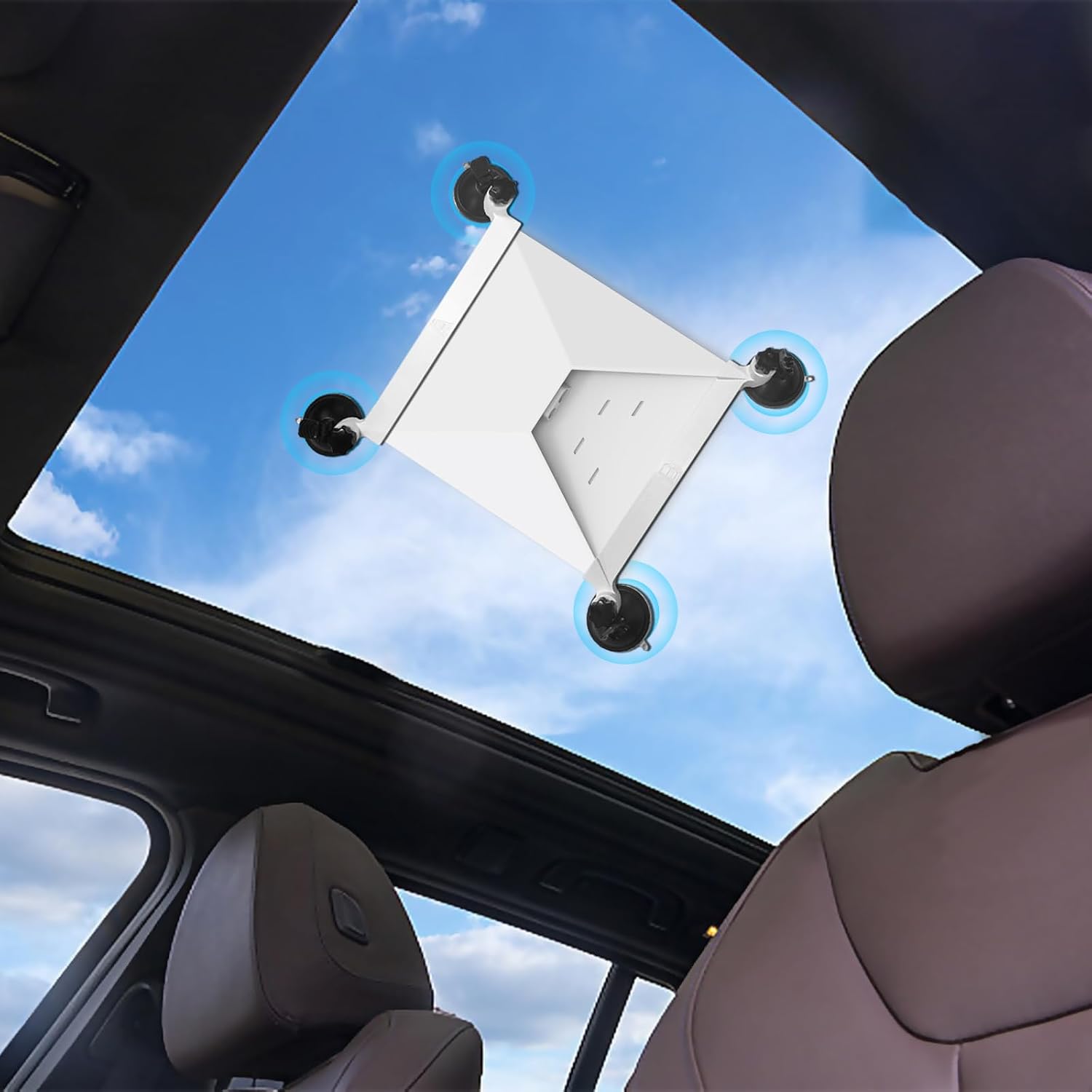 Starlink Mini Mount for Car,Starlink Mini Suction Cup Mount,Powerful Suction Cups are Road Trip Tested for RVs, Boats, Airplanes and More