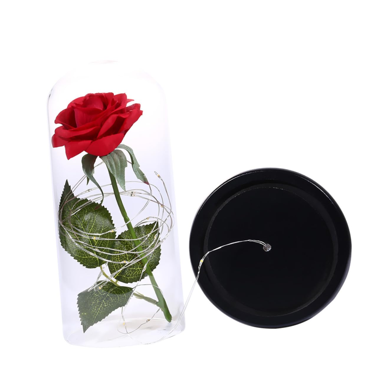 Ciieeo Lámpara De Escritorio Rosa Amantes del Cúpula De Luz Nocturna De Madera