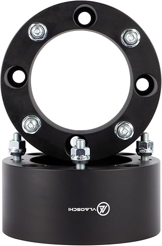 Miniatura 11 de VLAOSCHI Espaciadores de rueda forjados en negro para ATV UTV 4x110 de 2 pulgadas con pernos 10x1.25 compatibles con Honda Suzuki-Yamaha-Kawasaki
