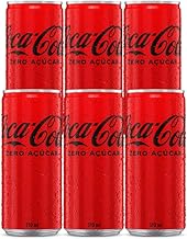 Pack de Coca Cola Sem Açúcar Lata 310ml 6 unidades