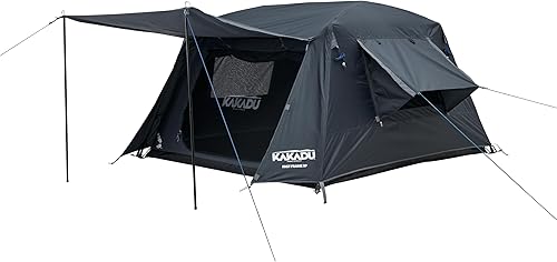 Kakadu - Tienda de campaña de marco rápido 3P, tienda de campaña para 3 personas, configuración de 1 minuto, diseño de doble cubo de marco rápido