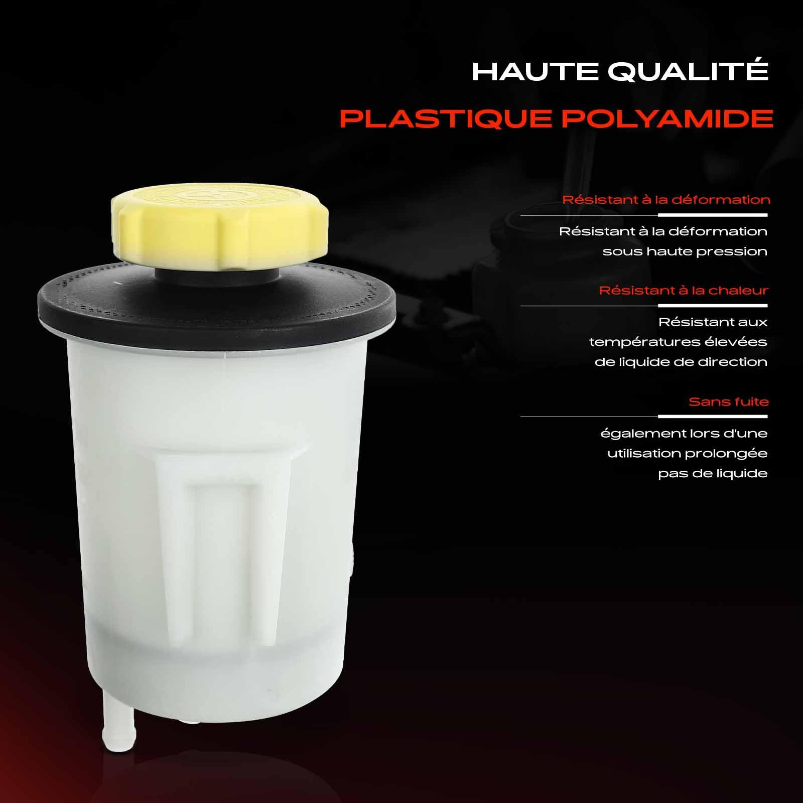 Frankberg Réservoir de Pompe Direction Assistée Compatible avec R.a.n.g.e R.o.v.e.r Sport L320 Discovery IV L319 R.a.n.g.e R.o.v.e.r III L322 Discovery IV Fourgon L319 Remplacer# QFX500060