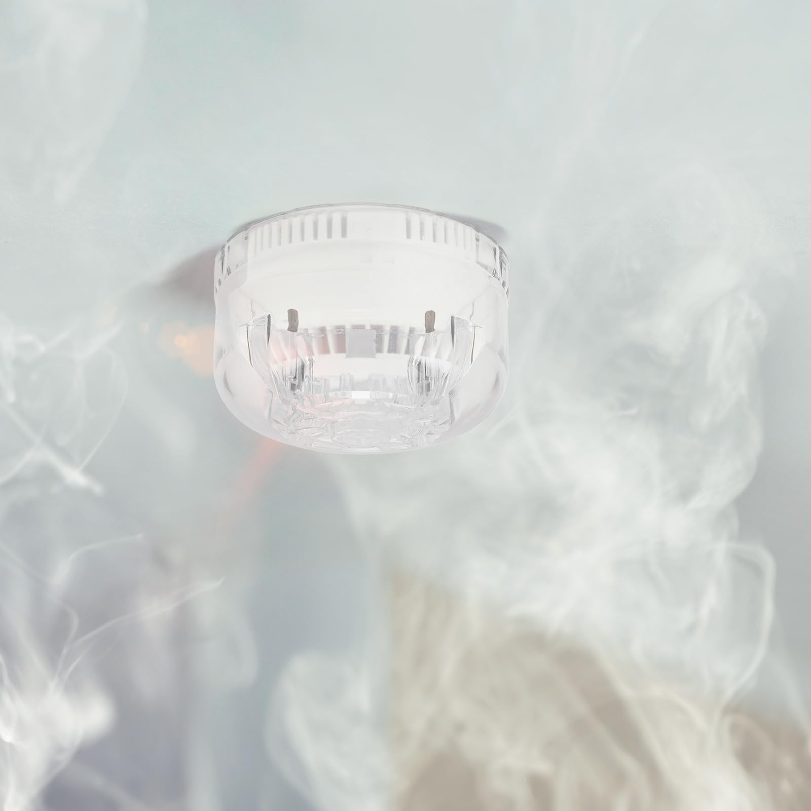 SHINEOFI Cabezal Desmontable para Detector de Humo Portátil Agarre Fiable de Material PP para Entornos Comerciales y Profesionales