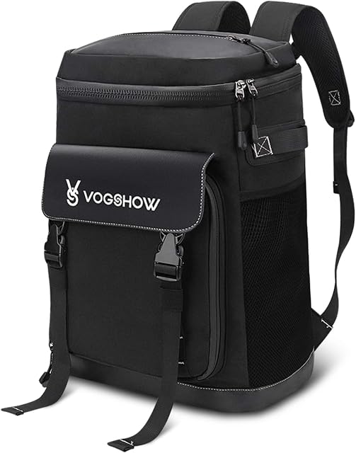 Vogshow 30L Large Cooler Backpack, Insulated Picnic Backpack Hamper Lunch Bag, Multipurpose Cool Bag Rucksack for Camping, Family Outdoor, BBQ, Shopping, Travelling, Fishing and Beach