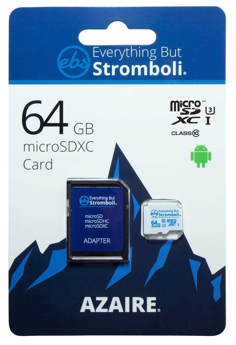 Everything But Stromboli Azaire 64GB MicroSD Class 10 SDXC Memory Card for  Samsung Phone Works with Galaxy Note 20 Ultra 5G, A42 5G, A21, A21s U3