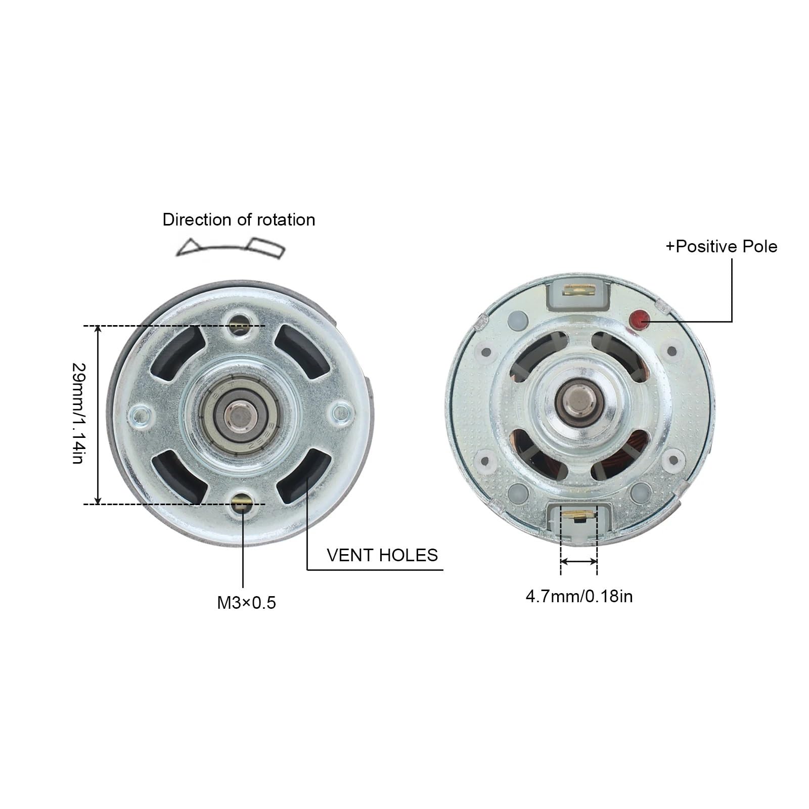 775 Silnik prądu stałego 12 V/24 V mikro silniki elektryczne DIY narzędzie do polerowania akcesoria z M10 uchwyt korbowy kołnierz nakrętki do wiercenia