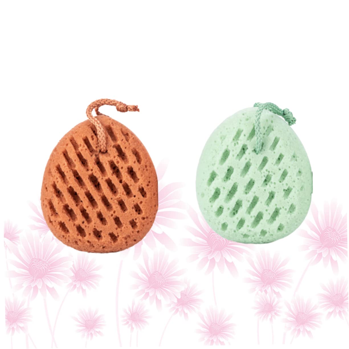 DOITOOL 6pièces Éponge Exfoliante Pour De Bain Pour Outil De Gommage Corporel Couleur Aléatoire