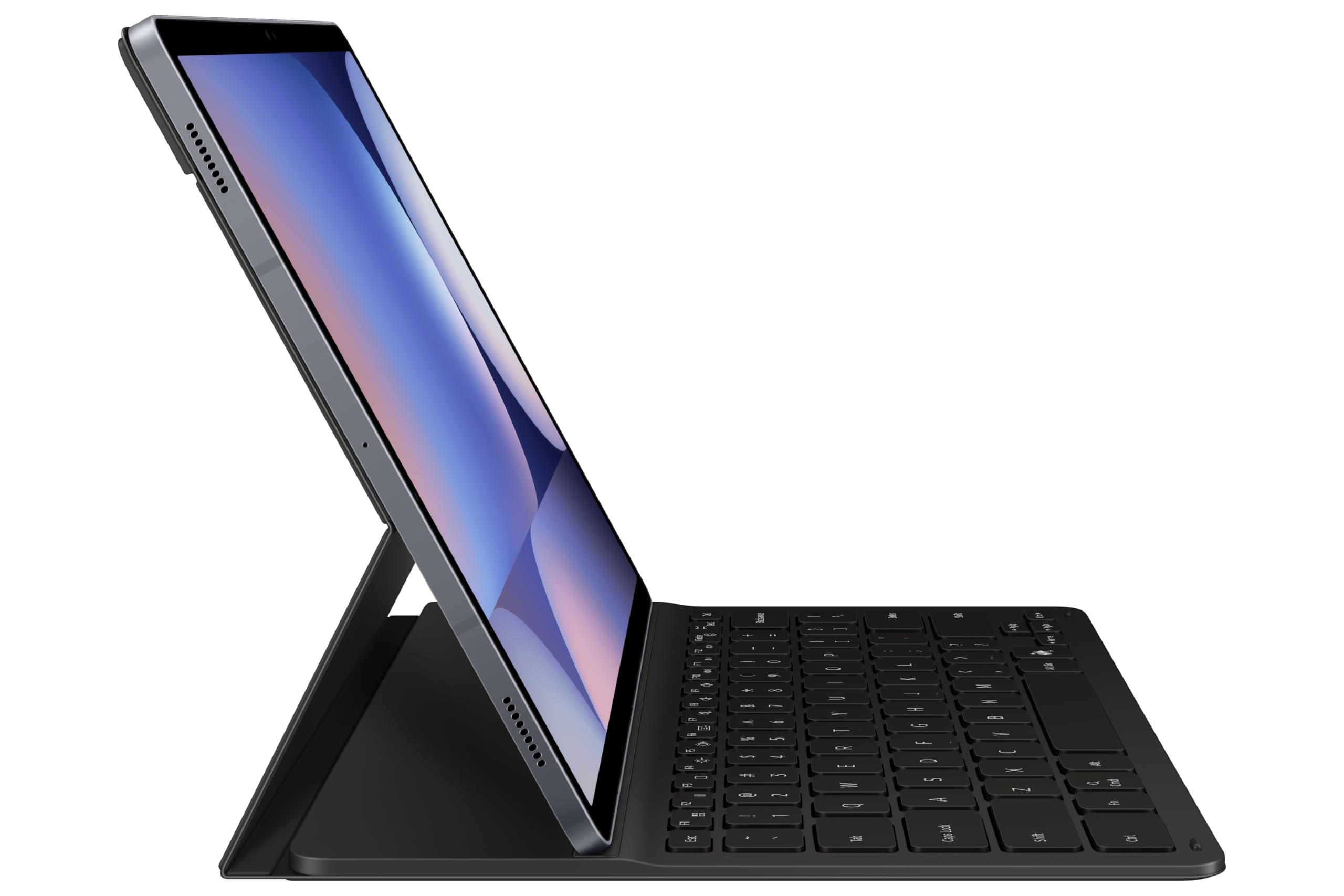 Samsung Book Cover Keyboard Slim EF-DX820 für das Galaxy Tab S10+| Tab S9+| Tab S9 FE+ mit QWERTZ-Tastatur und AI-Taste, Einteilige Tablet-Hülle, schlankes Design, S Pen Fach, Schwarz