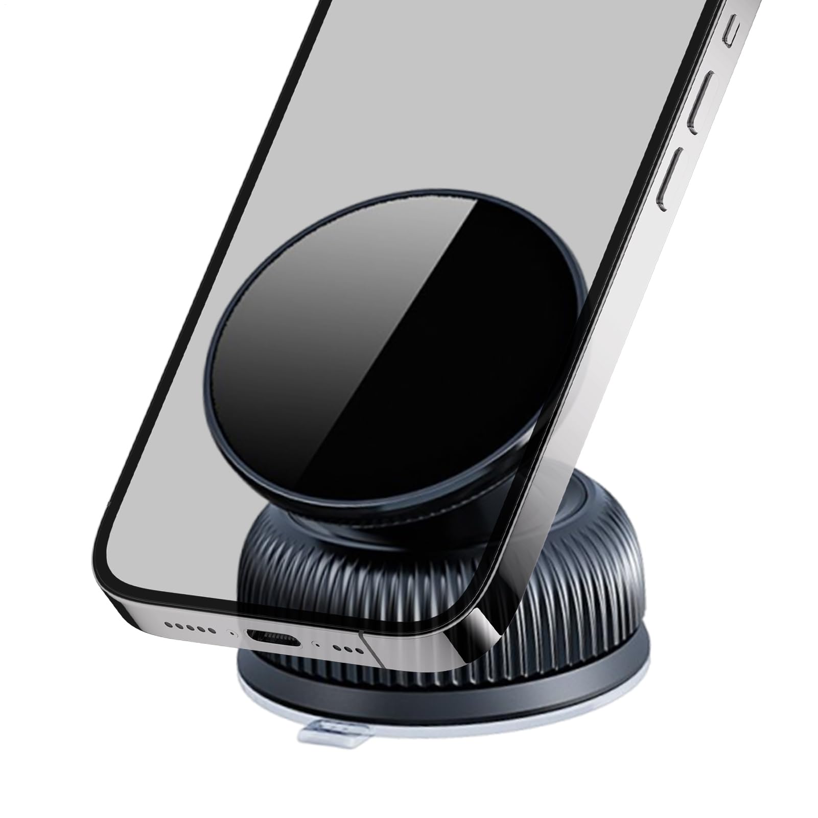 Yulokdwi Soporte Magnético para Teléfono De Coche | Soporte De Teléfono con Ventosa,Soporte Giratorio 360° para Navegación Conducción Espejo Salpicadero Ventana