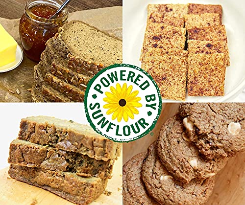Think Eat Live Sunflour, Sunflower Seed Flour For Baking- Low Carb/3 Net Carbs, Gluten And Grain Free, Nut Free, Allergen Free- Keto, Paleo, Vegan & Diabetic Friendly With Natural Plant Protein (12Oz) #TOP4