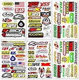 Motocross Dirt Bike Bikes Race Motorcycle motos rc Bicycle Trucks Parts Accessories Sponsor Logo ATV Skateboard Helmet Tool Box Racing Pack 6 Sheets Grafitti Vinyl Decals Stickers Kit D6721 Best4Buy