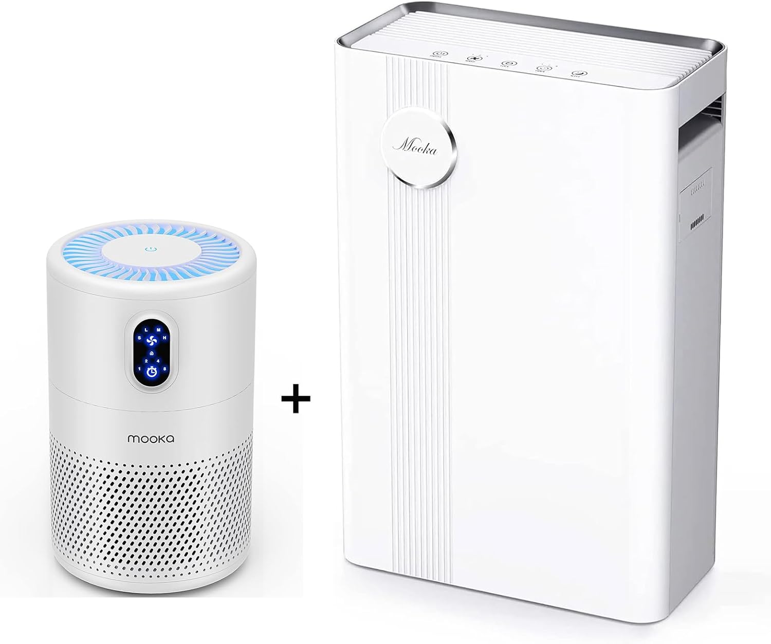 MOOKA Air Purifiers for Home Large Room 2pack blundle