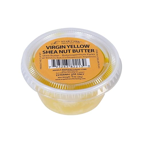 Miniatura 8 de Manteca de karité blanca 100% pura, 1 onza sin refinar y cruda hidratante natural para piel, cabello y labios, manteca de karité africana rica