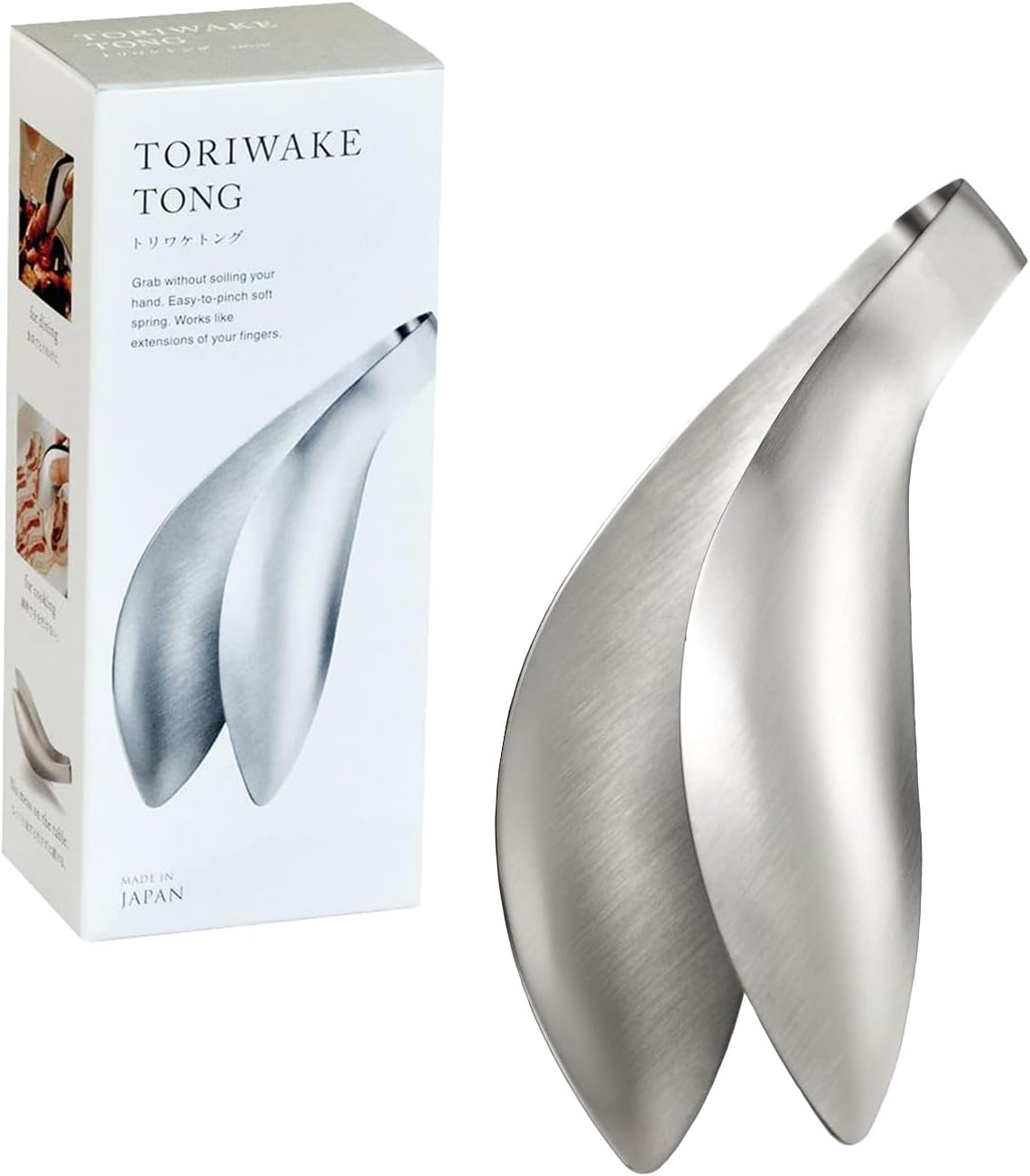 Oaks Rey Triwake Tongs, Boxed, Silver, Made in Japan TM1361